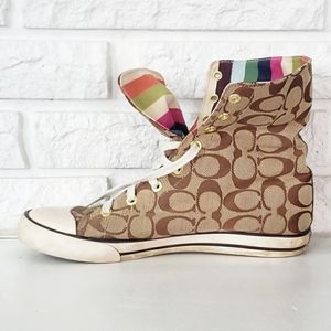 Coach Bonney High Top Sneakers, Size 8.5